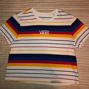 SHORT SLEEVE VANS STRIPED T-SHIRT